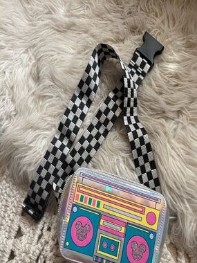 Disney Mousercise Mickey Boombox Fanny Pack Bag